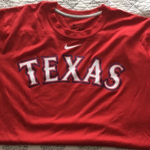 Texas Rangers  Nike Dri-Fit shirt